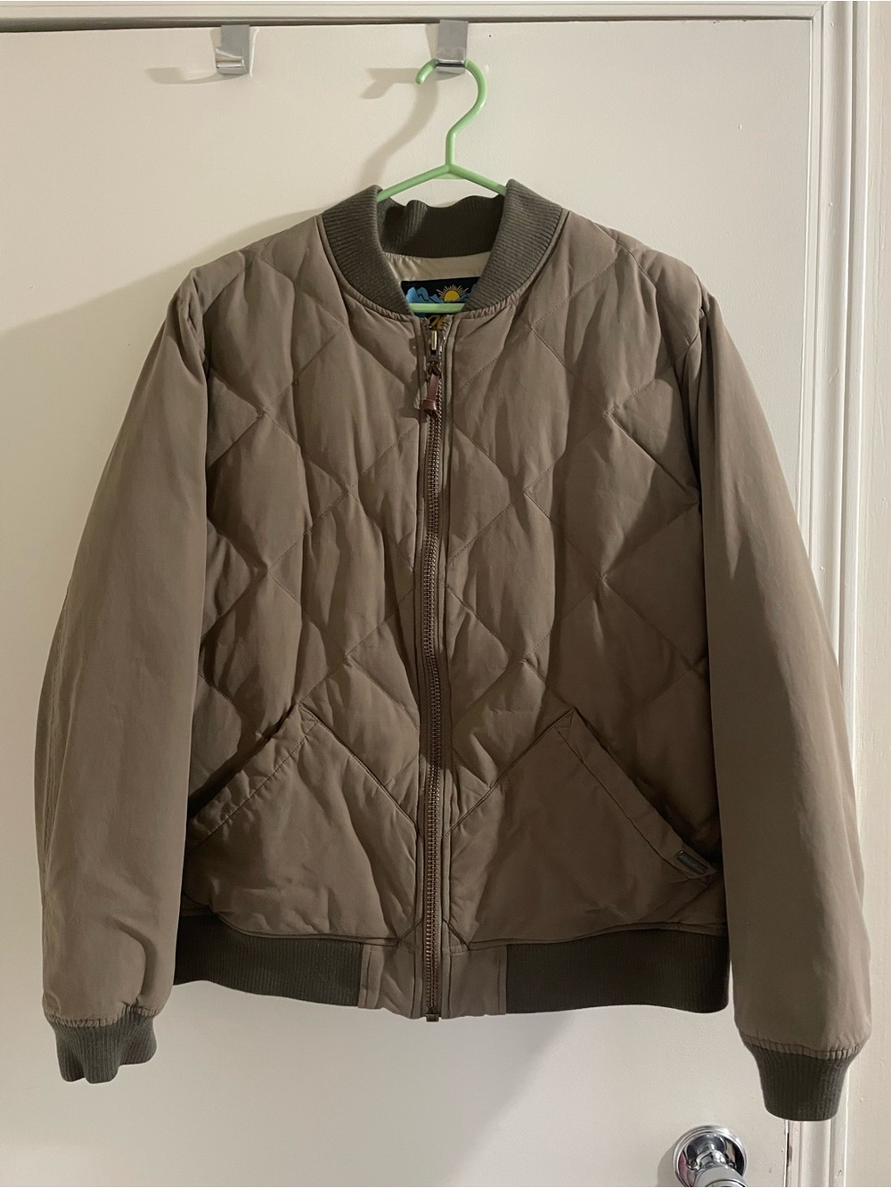 Eddie Bauer Quilted Down Bomber